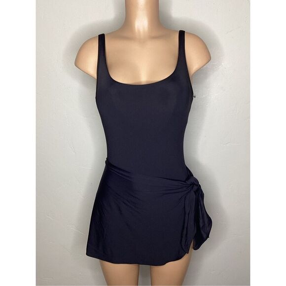 New. Coco Reef black skirted one piece. Size 16 Retails $152 - Picture 2 of 10